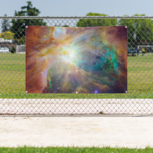 Banderoles Chaos au cœur du composite Spitzer Hubble d'Orion