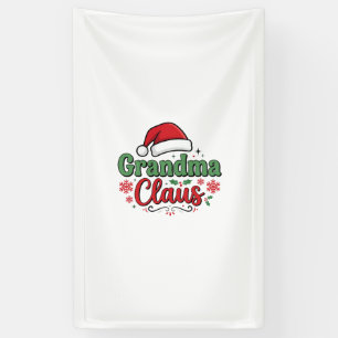 Banderoles Chapeau de Noël de grand-mère Noël Santa