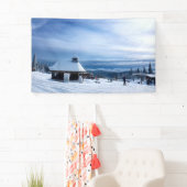 Banderoles Chapel dans les montagnes des Alps (En situation)