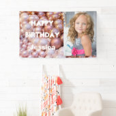 Banderoles Chaque année de fête d'anniversaire (En situation)