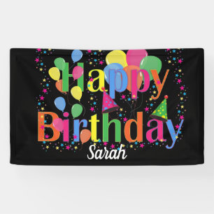 Banderoles Chaque année Joyeux anniversaire personnalisé
