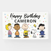Banderoles Charlie Brown et Gang Confetti (Horizontal)