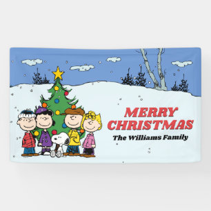 Banderoles Charlie Brown et ses amis Noël