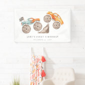 Banderoles Charming Monster Truck Bash Anniversaire (En situation)