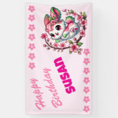 Banderoles Charming Sakura Bunny (Vertical)