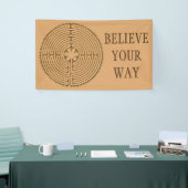 Banderoles Chartres Labyrinthe style antique + vos idées (Salon professionnel)