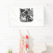 Banderoles Chasse au canard (En situation)