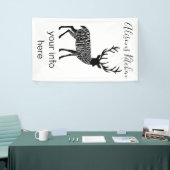 Banderoles chasse au gibier à plumes de cerf de chevreuil cha (Salon professionnel)