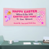 Banderoles Chasse aux oeufs de Pâques Enfants mignonnes (Salon professionnel)