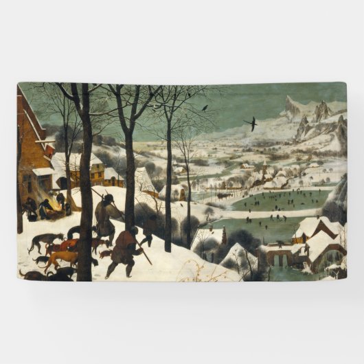 Banderoles Chasseurs dans la neige (par Pieter Bruegel l'Anci (Horizontal)