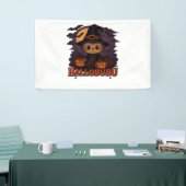 Banderoles Chat d'Halloween Éffrayant et élégant inspiré Feli (Salon professionnel)