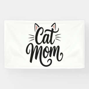 Banderoles Chat Maman Whiskers et Oreilles