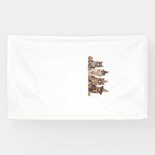 Banderoles Chat Mignon Halloween Kitty Animal De Compagnie D'