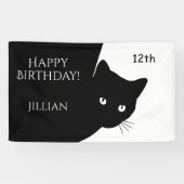 Banderoles Chat noir (Horizontal)