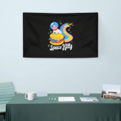 Banderoles Chat spatial astronaute (Salon professionnel)