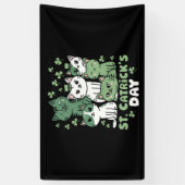 Banderoles Chat St Patrick's Day Drôle Catrick's Day (Vertical)