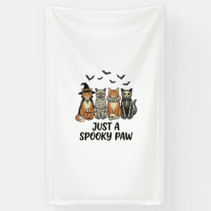 Banderoles Chatons de Halloween Spooky Paw Design de T-shirt