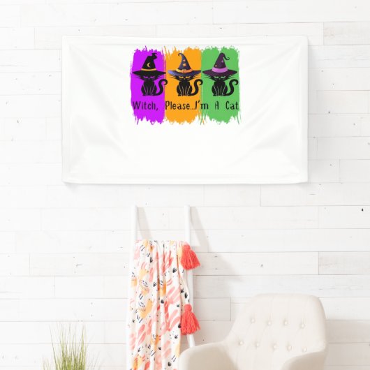 Banderoles Chats Noirs En Sorcière Casquette Essentiel T-Shir (En situation)