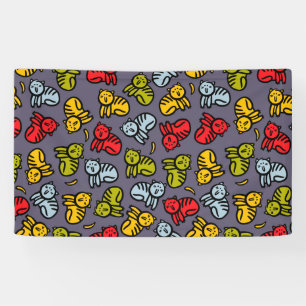 Banderoles Chats plus bananes