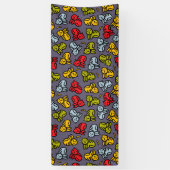 Banderoles Chats plus bananes (Vertical)