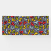 Banderoles Chats plus bananes (Horizontal)