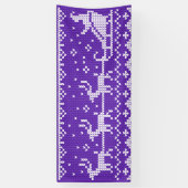 Banderoles Chaudron moche Le Père Noël traîne et rennes (Vertical)