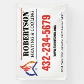 Banderoles Chauffage et Climatisation CVC (Verticale)