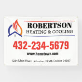 Banderoles Chauffage et Climatisation HVAC (Horizontal)