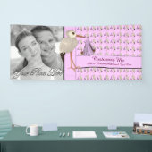 Banderoles Chaussure classique (Bébé sur le chemin) Rose 2 (Salon professionnel)