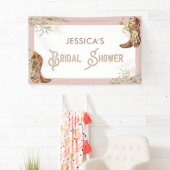 Banderoles Chaussures de défilé de mariage floral aquarelle e (En situation)