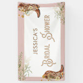 Banderoles Chaussures de défilé de mariage floral aquarelle e (Vertical)