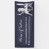 Banderoles Chaussures de luxe de rouge de maquilleur de femme (Vertical)