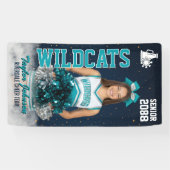 Banderoles Cheer Team Custom Sports Photo Senior Cheerleading (Horizontal)