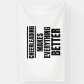 Banderoles Cheerleading améliore tout (Vertical)