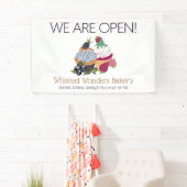 Banderoles Chef boulangerie Cupcake (En situation)