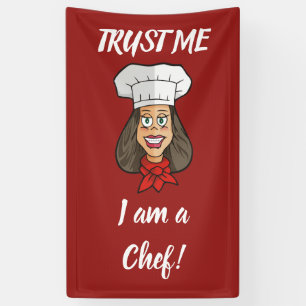Banderoles Chef femme