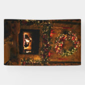 Banderoles Cheminée de Noël (Horizontal)