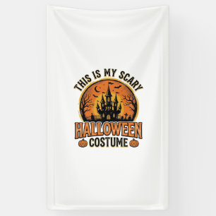 Banderoles Chemise Château Hanté Costume Halloween Vintage De