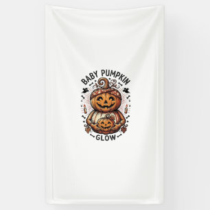 Banderoles Chemise de grossesse citrouille Halloween vintage 