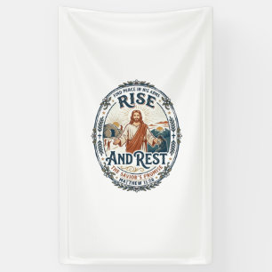 Banderoles Chemise de la communauté du pain au levain Jésus b