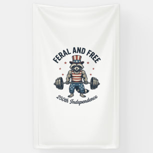 Banderoles Chemise de levage de poids de Raton Laveur Patriot
