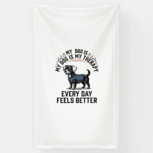 Banderoles Chemise de thérapie pour chien Cadeau vintage grav