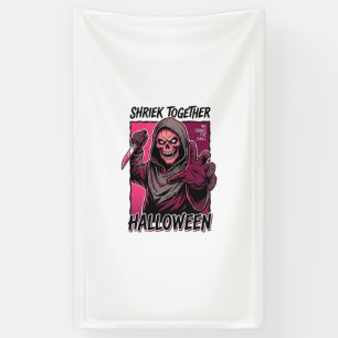Banderoles Chemise d'horreur vintage avec graveur de tueur Ha