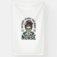 Chemise d'infirmière Halloween Graphique de crâne