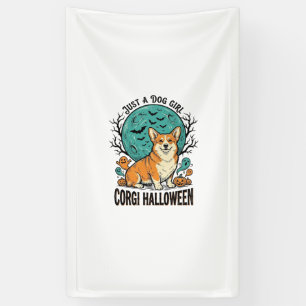 Banderoles Chemise Halloween Corgi pour filles aimant les chi