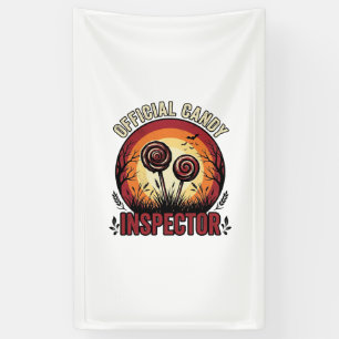 Banderoles Chemise Halloween Vintage Inspecteur de Bonbons Of