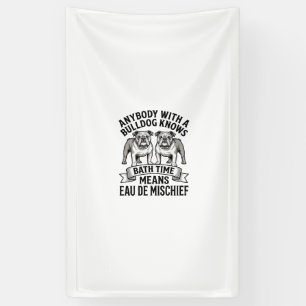 Banderoles Chemise Humour Bouledogue Citation Fun Temps de Ba
