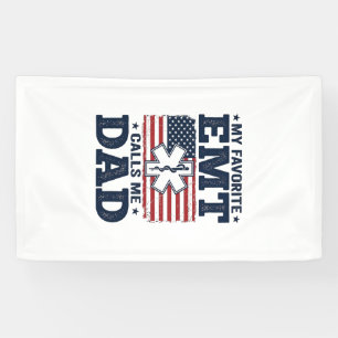 Banderoles Chemise patriotique vintage Favorite EMT m'appelle