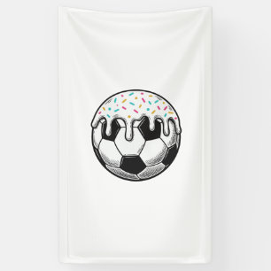 Banderoles Chemise Vintage Balle de Football avec Glaçage qui