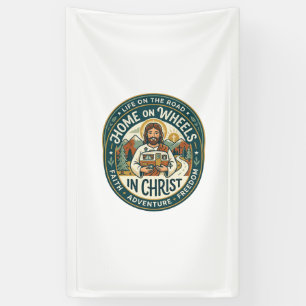 Banderoles Chemise vintage de la vie de campeur de Jésus RV G